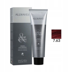 Allwaves Farba Do Włosów 7.63 Tycjan 100 ml