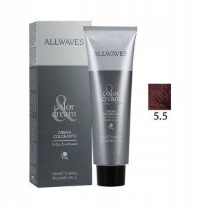Allwaves Farba Do Włosów 5.5 Mahoniowy Kasztan