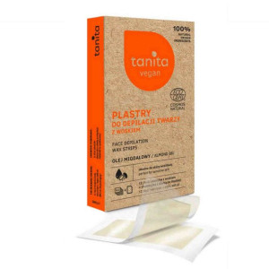 Tanita Vegan Plastry z Woskiem Do Depilacji Twarzy
