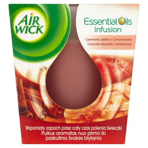 Air Wick Świeczka Zapachowa Jabłko Cynamon 105 g