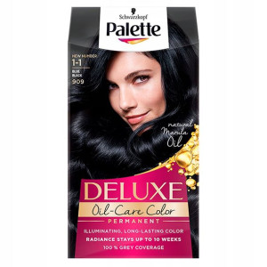 Palette Deluxe Farba Do Włosów 909 Granatowa Czerń