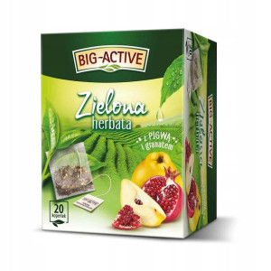 Big-Active Herbata Zielona z Pigwą + Granat