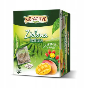 Big-Active Herbata Zielona z Opuncją + Mango