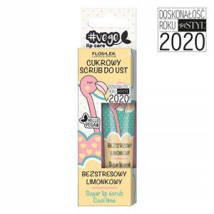 Floslek Pharma Cukrowy Scrub Do Ust Limonkowy 14 g