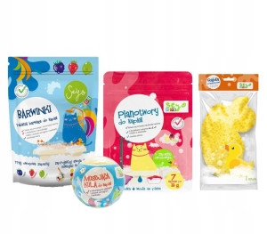 Seyo Kids Zestaw Do Kąpieli Dla Dzieci 4 Elementy