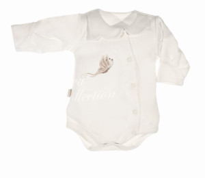 Body rozpinane NELI ecru ROZMIAR: 74