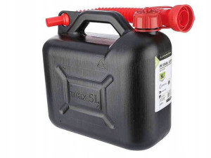 Kanister Plastikowy Na Paliwo, 5L, Czarny