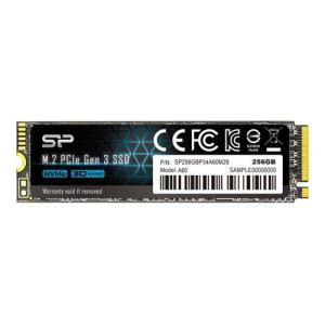Dysk SSD Silicon Power A60 256GB M.2 PCIe NVMe SP256GBP34A60M28 [H]