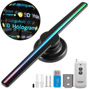 Projektor hologramowy z lampami LED