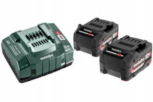 Metabo Zestaw 2x5,2Ah Akumulator+Ładowarka ASC 145