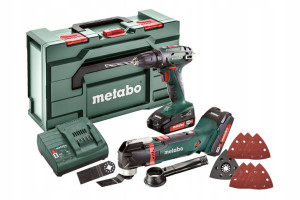 Metabo Zestaw Narzędzi Combo Set 2.6.1 18v 2x2,0ah