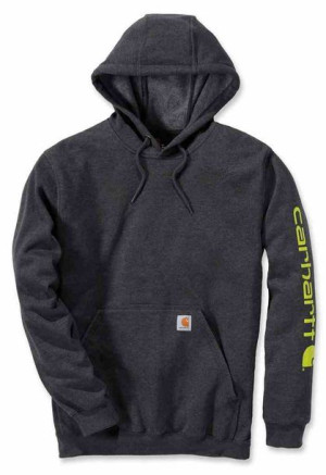 Bluza Carhartt Midweight Signature Logo Carbon XL