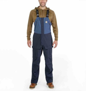 Ogrodniczki Carhartt Angler Bib Blue