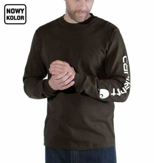 Koszulka Carhartt Logo Long Sleeve Peat XL