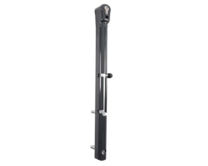 Rygiel KEYDROP 7016 antracyt dolny zamykany  LOCINOX