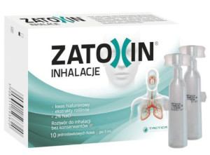 Zatoxin Inhalacje roztwór do inhalacji 10 fiolek po 3 ml