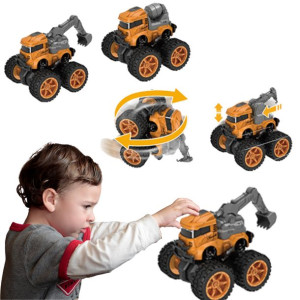 Pojazd Auto Budowlane Ruchome Elementy Napęd Frykc
