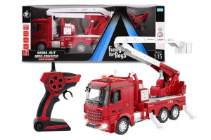 Auto Straż Pożarna Zdalnie Sterowana Rc Led Duża