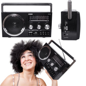 Radio Przenośne Turystyczne Noveen Pr750 Black Usb