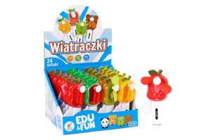Wiatraczek Edu&Fun Owoc 24 Szt/Disp.