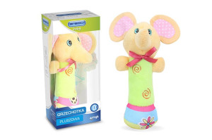 Grzechotka Pluszowa E-Edu Baby Słonik