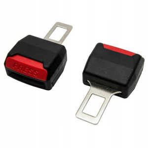 2x Zapinka Przedłużka Pasów Zaślepka Adapter Wtyk