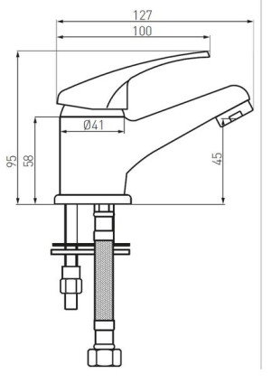 Bateria umywalkowa BASIC
