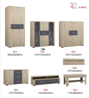 Meble systemowe FILL zestaw 4