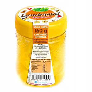 Landrynki Anyżowe 0% Cukru 160g Aka
