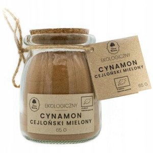 Cynamon Cejloński Mielony EKO Słoiczek 65g Dary