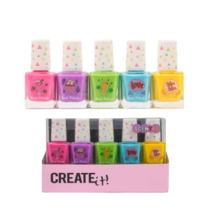 Create It Lakiery do Paznokci Pachnące 5 Kolorów