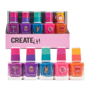 Create It Lakiery Zmieniające Kolor 5 Kolorów