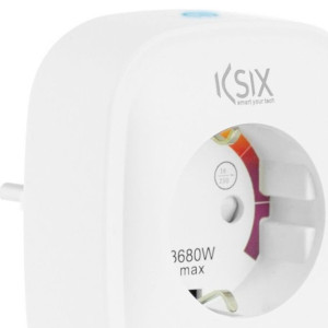 Inteligentny kontakt KSIX Smart Energy Slim WIFI 250V Biały