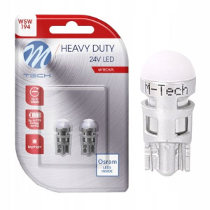 Żarówki W5w T10 Led Osram Dioda Biała 24v Tir