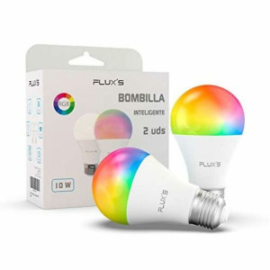 Inteligentna Żarówka Flux's LED Wi-fi E27 10W Wielokolorowy (2 pcs)