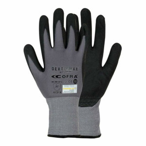 Rękawice Robocze Cofra Dextermax Szary Nylon Nitryl