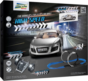 Darda High Speed, z ok. 3,4 m długości trasy i 2 pętlami Audi tor wyścigowy