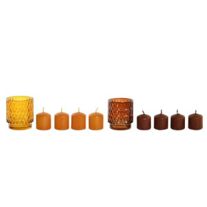 Zestaw świec DKD Home Decor 36 g Miejska (2 Sztuk) (12 Sztuk)