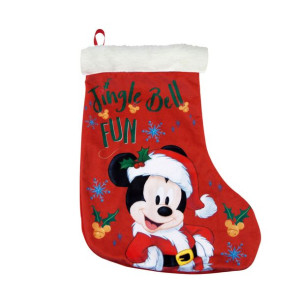 Skarpeta Bożonarodzeniowa Mickey Mouse Happy smiles 42 cm Poliester
