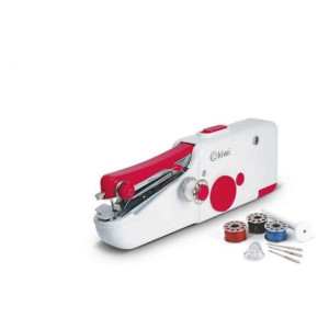 Przenośna ręczna maszyna do szycia Kiwi 220-240 V / 50-60 Hz Czerwony/Biały