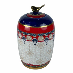 Wazon DKD Home Decor Porcelana Wielokolorowy 14 x 14 x 24 cm