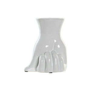 Wazon DKD Home Decor Biały Kamionka Nowoczesny 17 x 12 x 21 cm