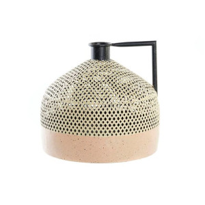 Wazon DKD Home Decor 31 x 31 x 28 cm Czarny Metal Brązowy