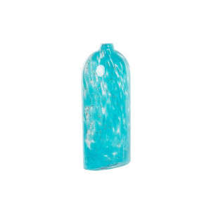Wazon DKD Home Decor 12,5 x 6,5 x 28 cm Szkło Niebieski Śródziemnomorski
