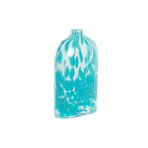 Wazon DKD Home Decor 12 x 7,5 x 21,5 cm Szkło Niebieski Śródziemnomorski