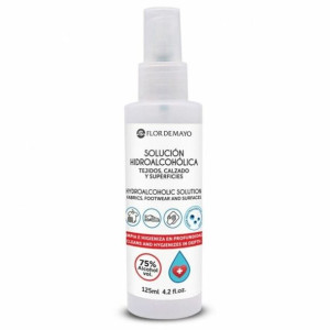 Hydroalcoholic solution Flor de Mayo Materiał Obuwie Powierzchnie (125 ml)