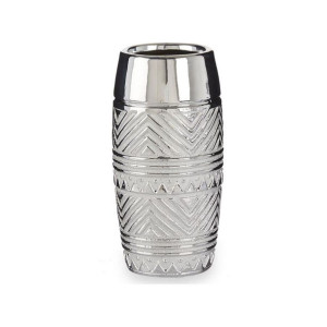 Wazon Cylindryczny Ceramika Srebrzysty (11,5 x 23 x 11,5 cm)