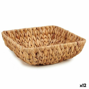 Dekoracja na Stół Metal Brązowy Hiacynt Wodny (25,8 x 8 x 25,8 cm)