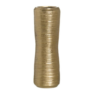 Wazon 14 x 14 x 42,5 cm Złoty Aluminium