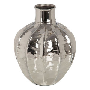 Wazon Srebro Aluminium 33 x 33 x 41 cm